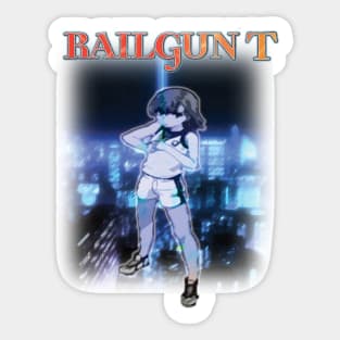 A Certain Scientific Railgun T ''UPSIDE DOWN'' V1 Sticker